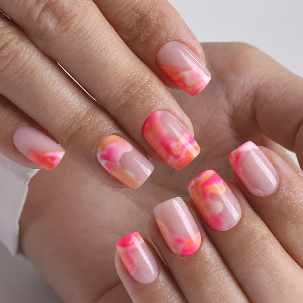 Gel Press On Nails 16 Sizes-32 Pcs Kit X004OJFCJD