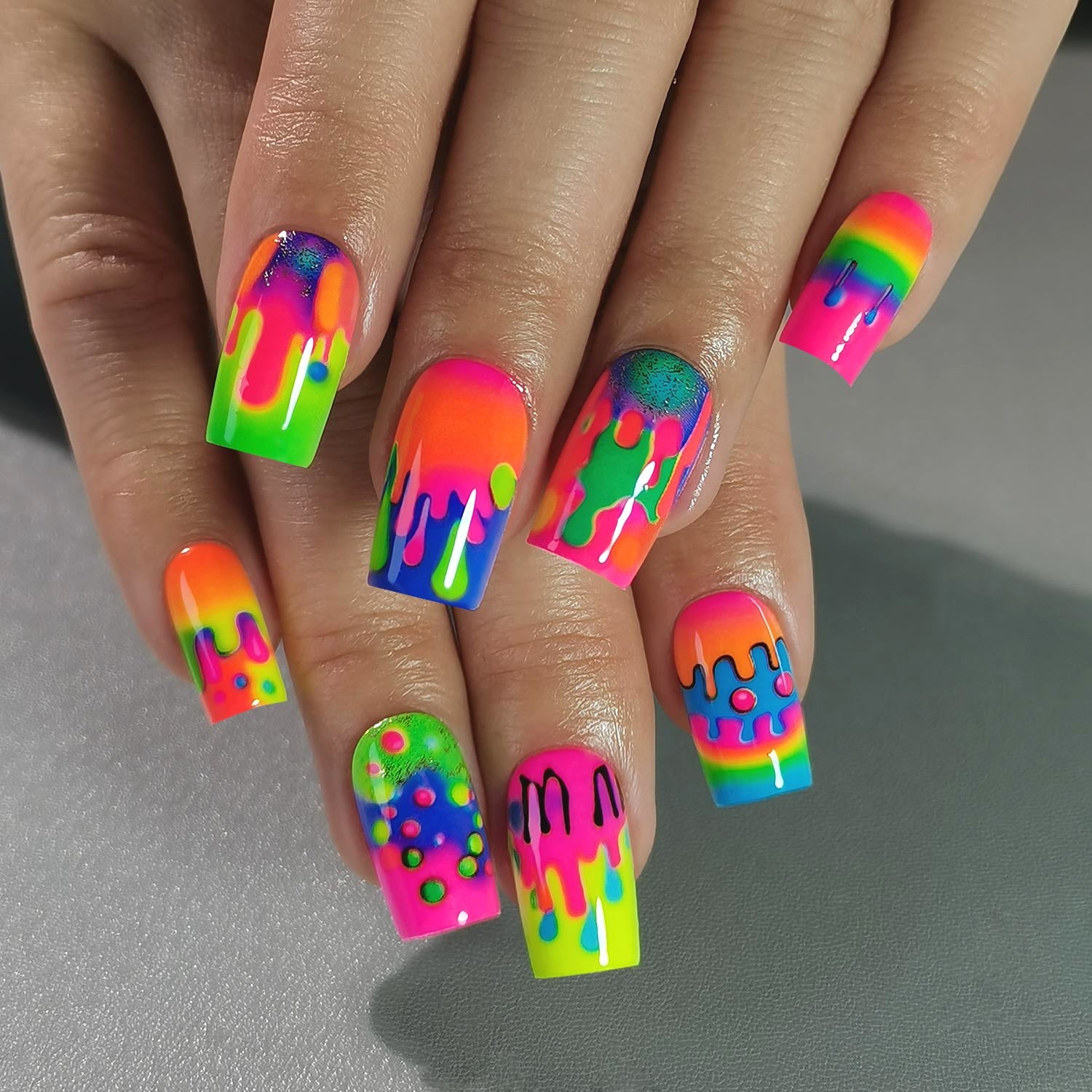 Gel Press On Nails 16 Sizes-32 Pcs Kit X004LBOO2Z
