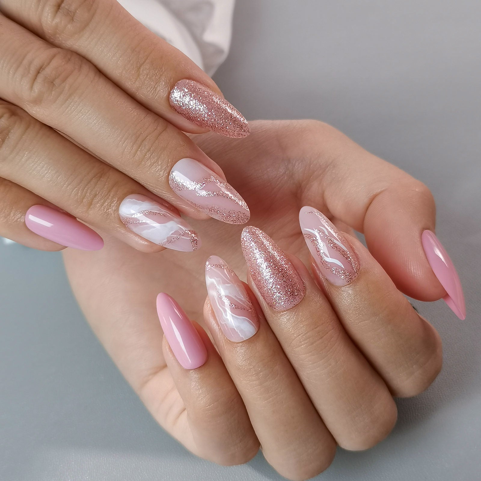 Gel Press On Nails 16 Sizes-32 Pcs Kit X004Q1OWLD
