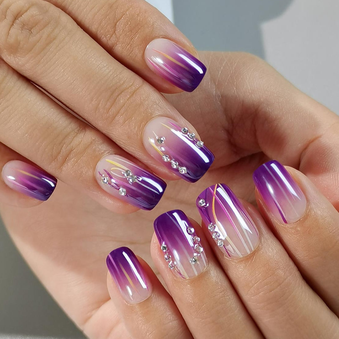 Gel Press On Nails 16 Sizes-32 Pcs Kit X004PT0VI9