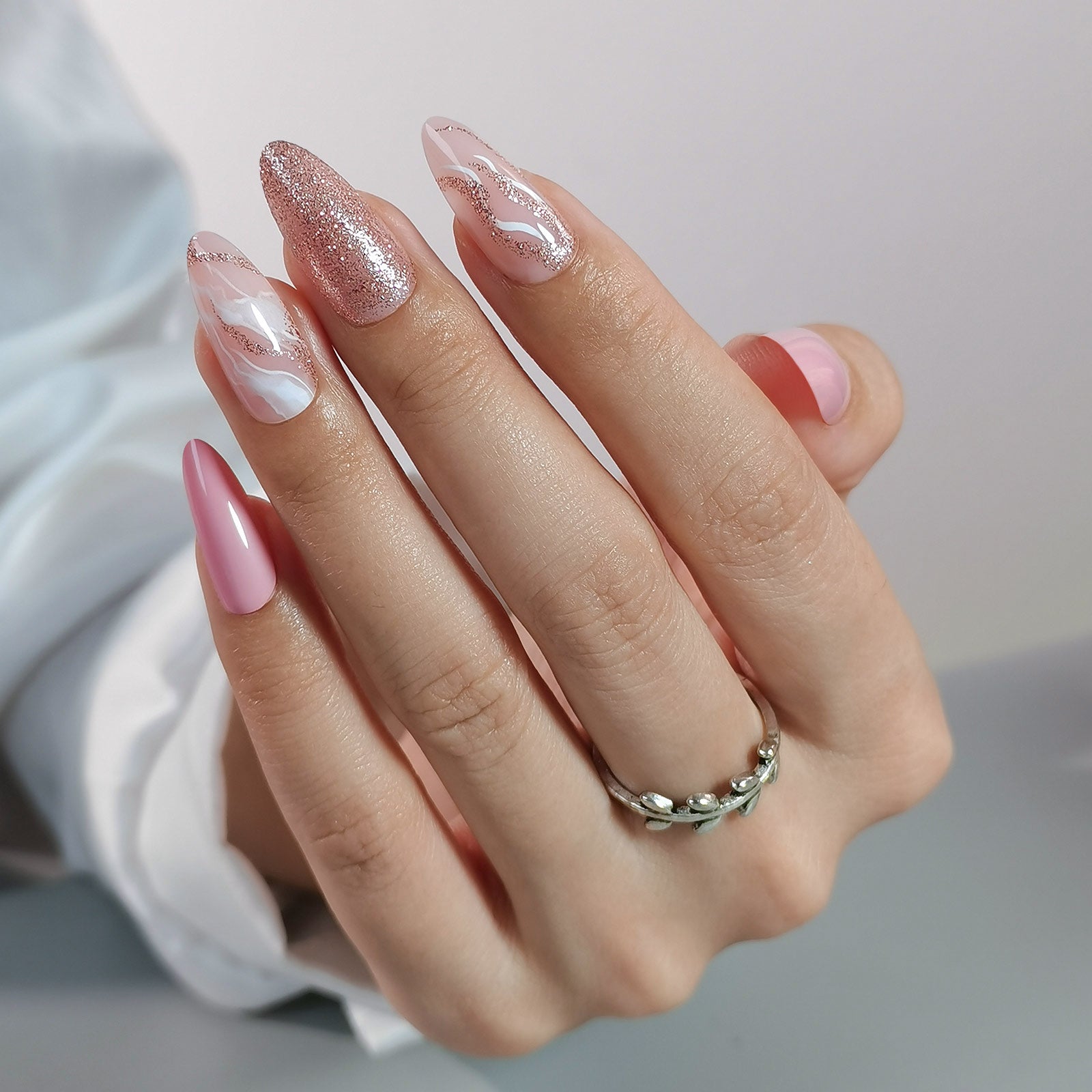 Gel Press On Nails 16 Sizes-32 Pcs Kit X004Q1OWLD