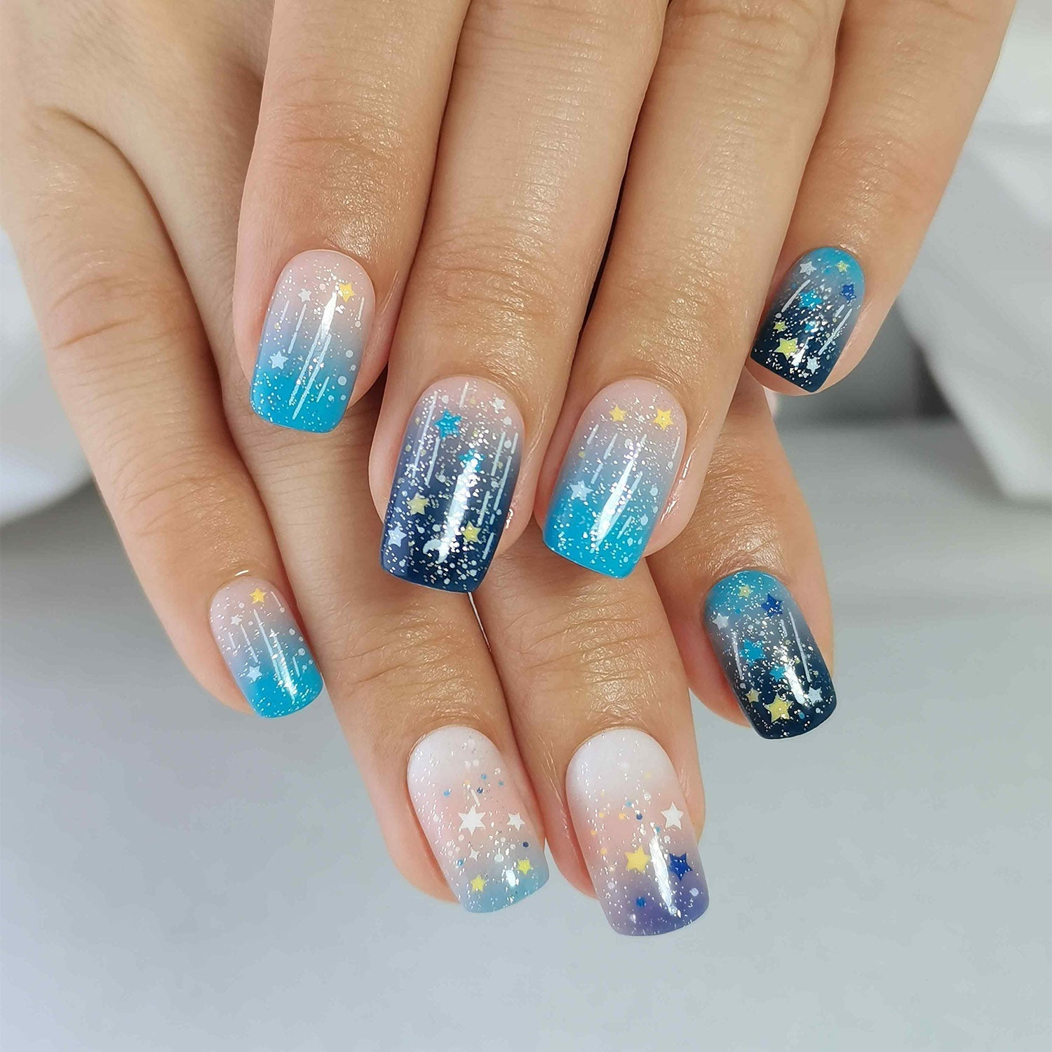 Sale Gel Press On Nails 16 Sizes-32 Pcs Kit  X004MHLCDR