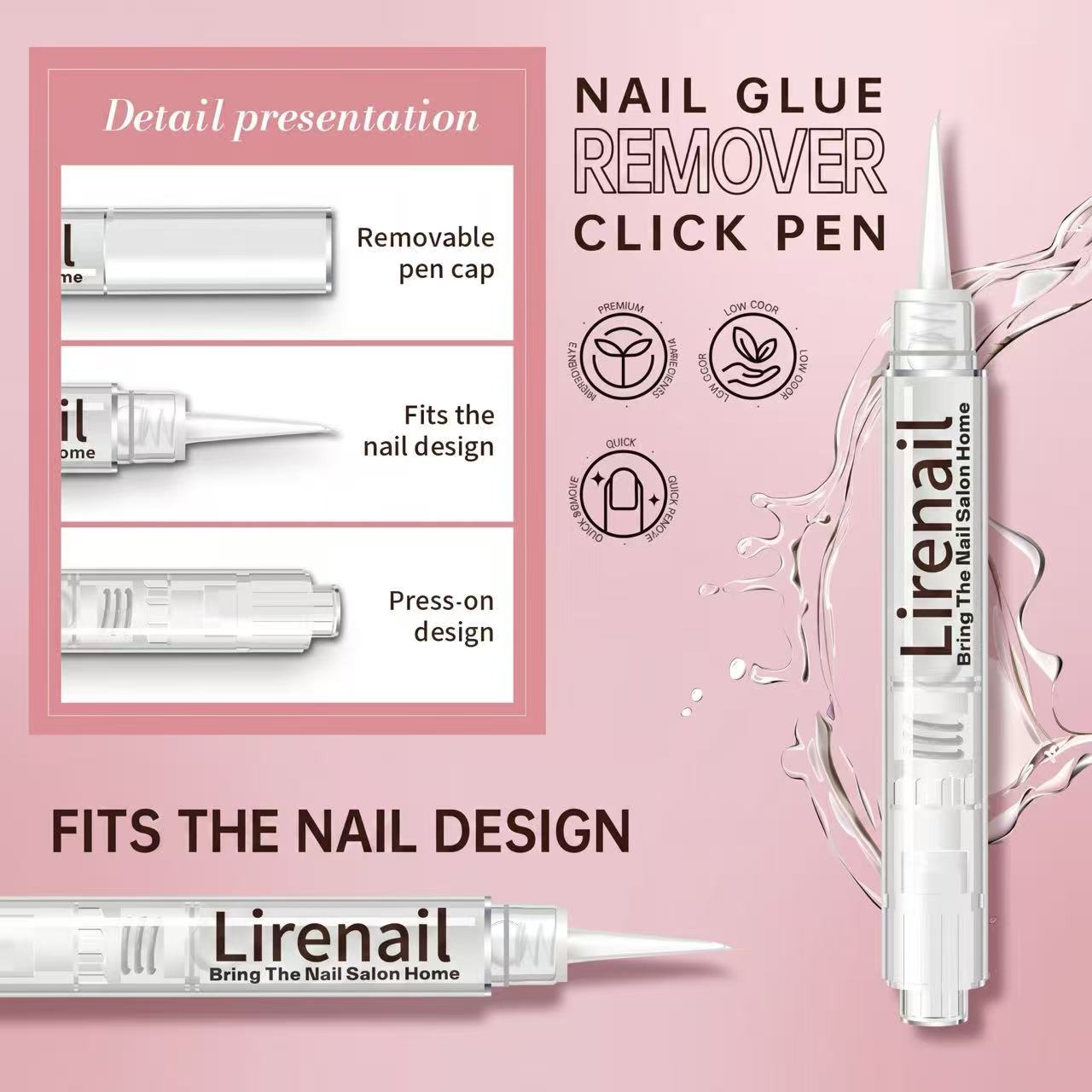 2g × 5pcs Semi-Solid Nail Glue Kit