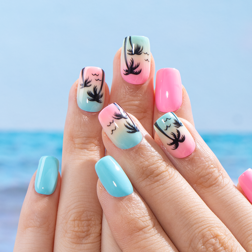 Gel Press On Nails 16 Sizes-32 Pcs Kit X004OY60LH