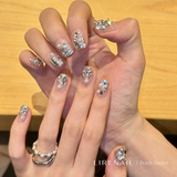 Moonlit Opal – Opal Crystal Press-On Nails