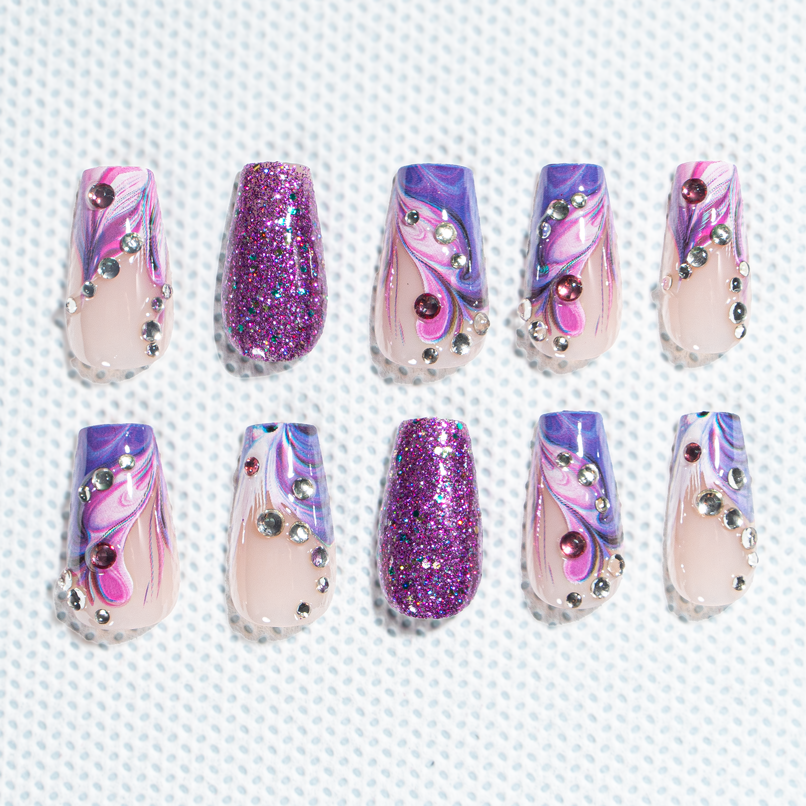 Gel Press On Nails 16 Sizes-32 Pcs Kit X004OI8O0N