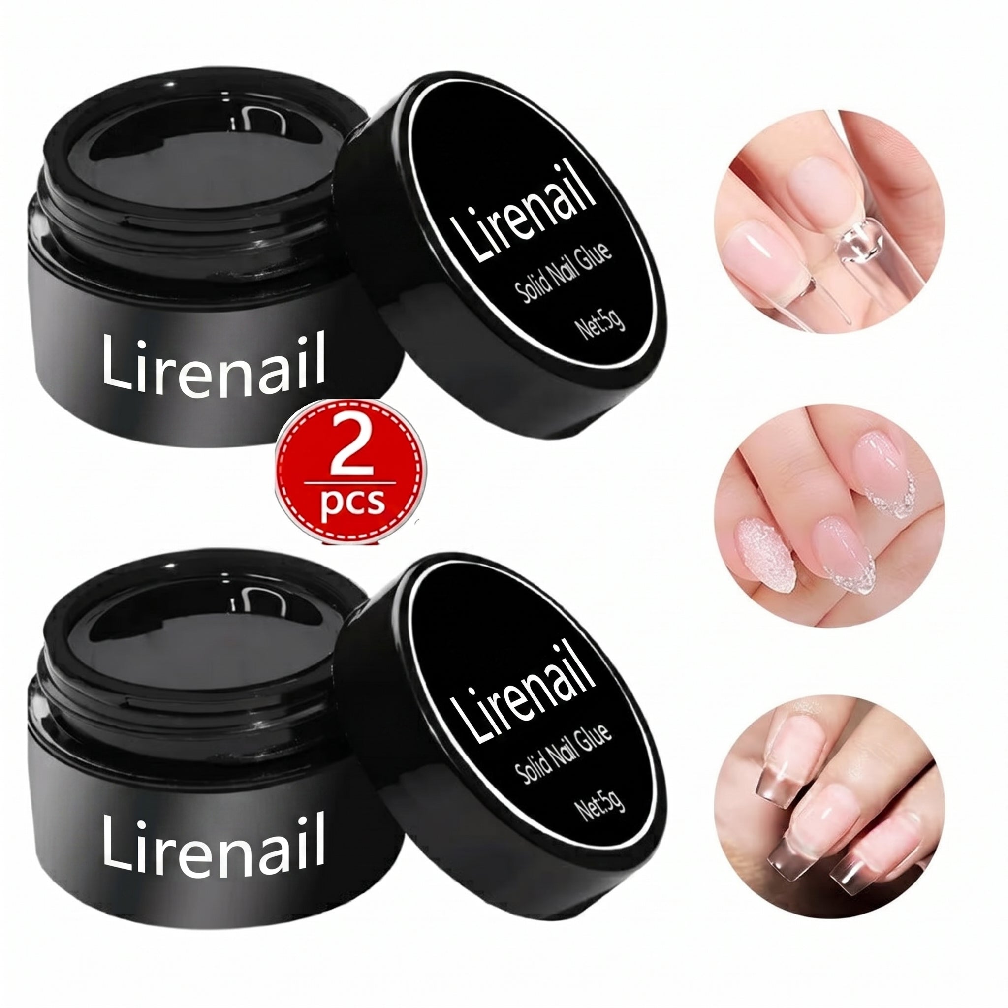 Solid Nail Gel Glue For Nail Tips and press on nail nail glue