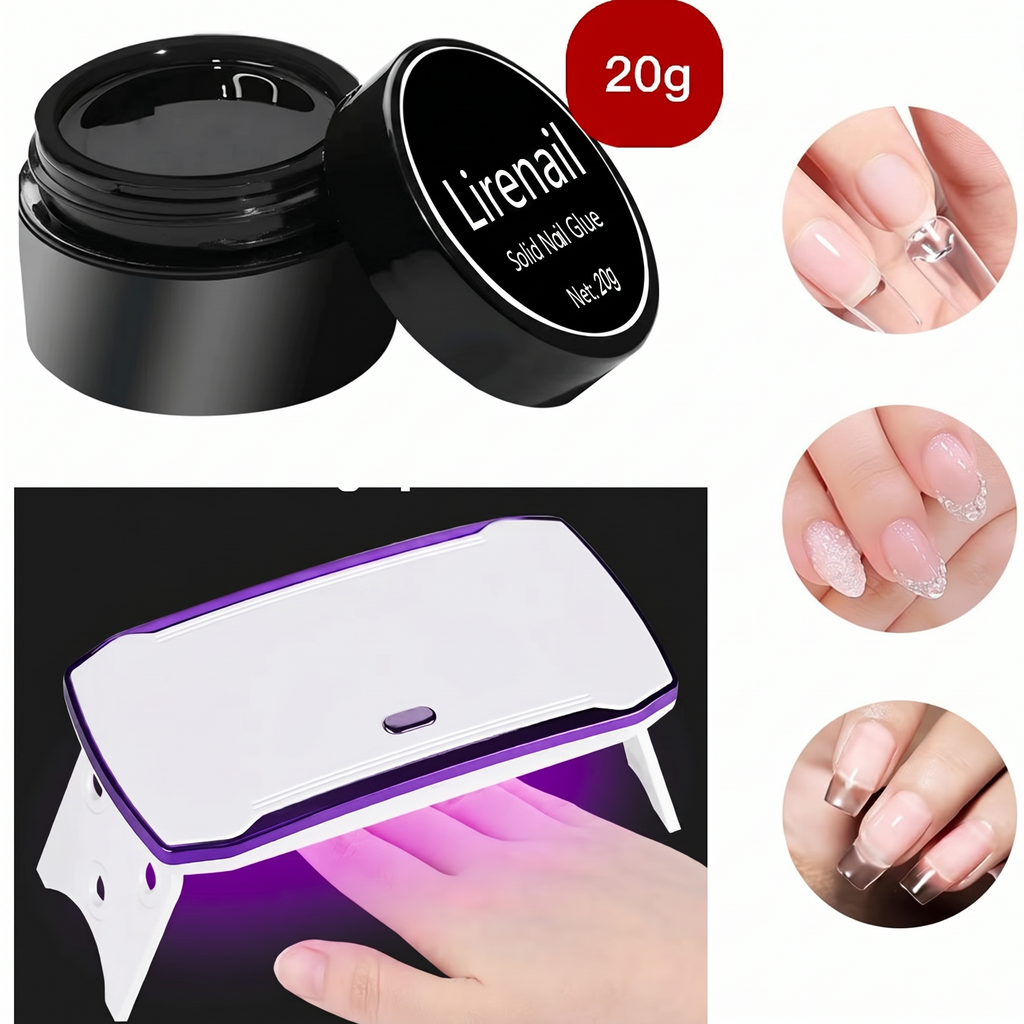 Solid Nail Gel Glue For Nail Tips and press on nail nail glue