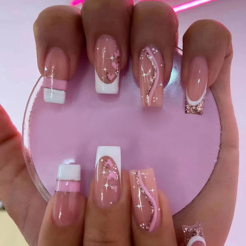 Gel Press On Nails 16 Sizes-32 Pcs Kit W363