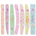 7 PCS Nail File Set - Includes 100/180. 180/240. 80/80. 120/150 Grit Files for Manicures