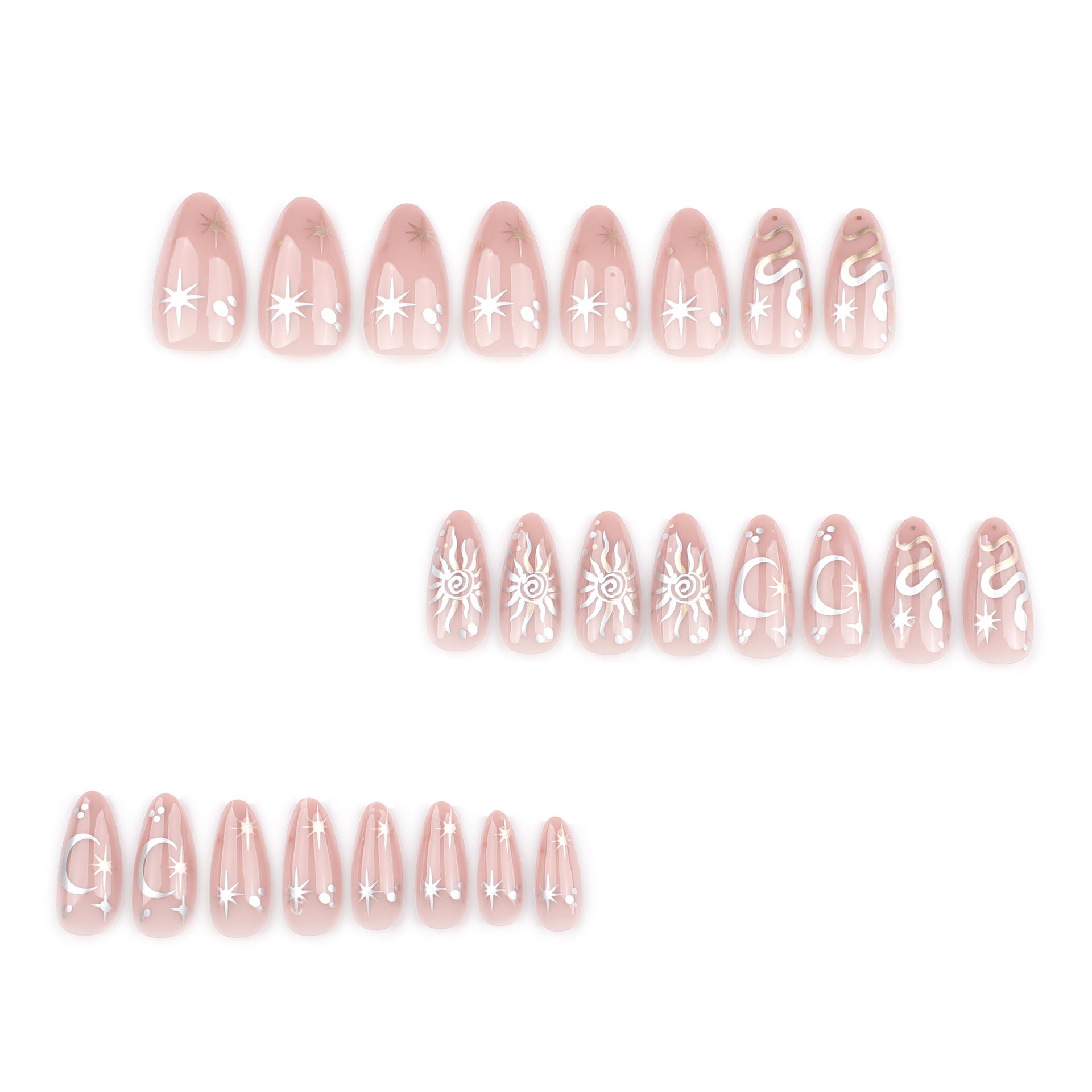 24pcs/Set Press On Nails JP3676