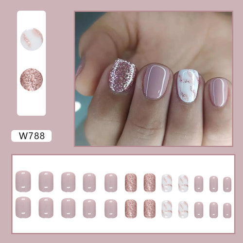 15 Sizes-30 Pcs Acrylic Press On Nail W788