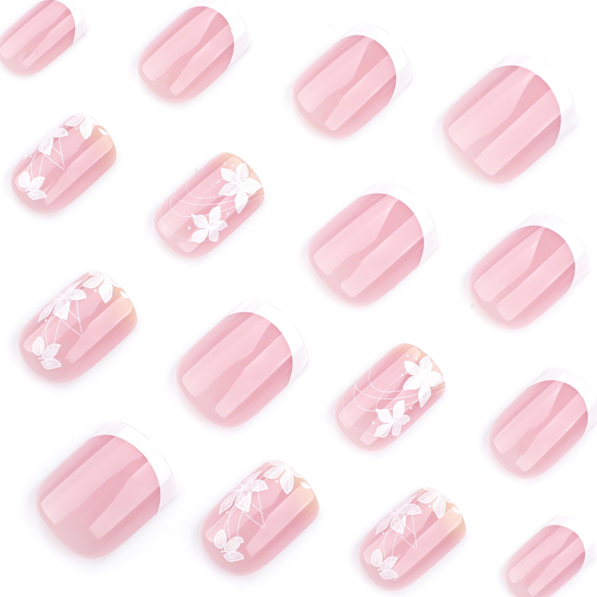 15 Sizes-30 Pcs Acrylic Press On Nails X004R90UUB