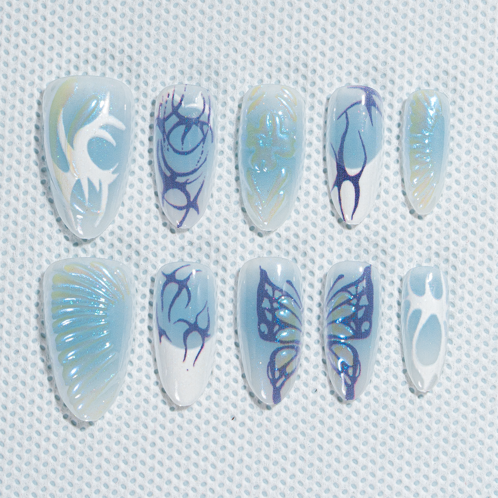 Sale 15 Sizes-30 Pcs 3D Press On nails tk3d11