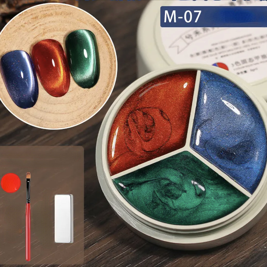 3 Colors Solid Nail Gel M-07 product view