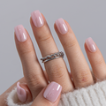 Bare Harmony short squoval press-on nails