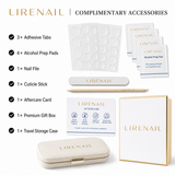 Blue Soiree press-on nails packaging