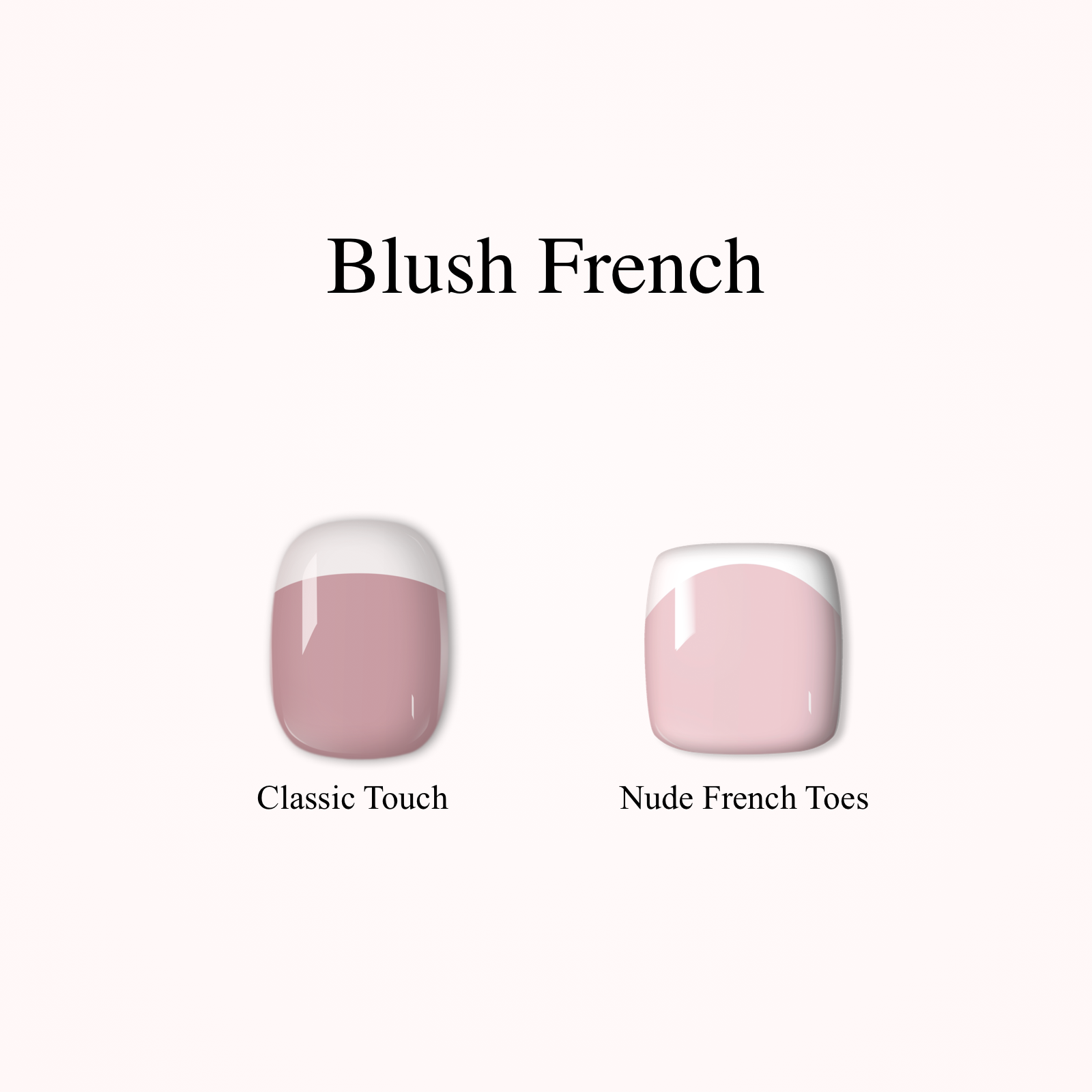 Blush French Mani Toenails Kit product view