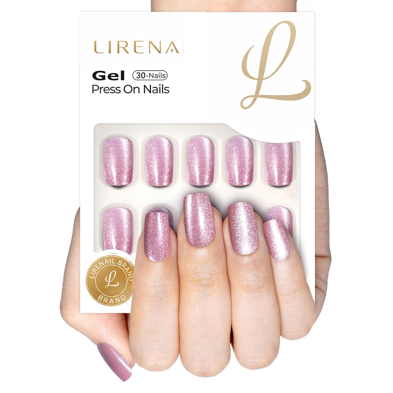Blush Whisper – M Squoval (Soft Gel)