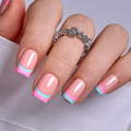 Candy Wave S Square square press-on nails