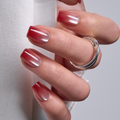 Champagne Dusk S Squoval squoval press-on nails