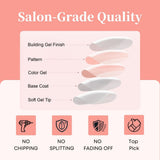 Cherry Chrome short almond press-on nail size guide