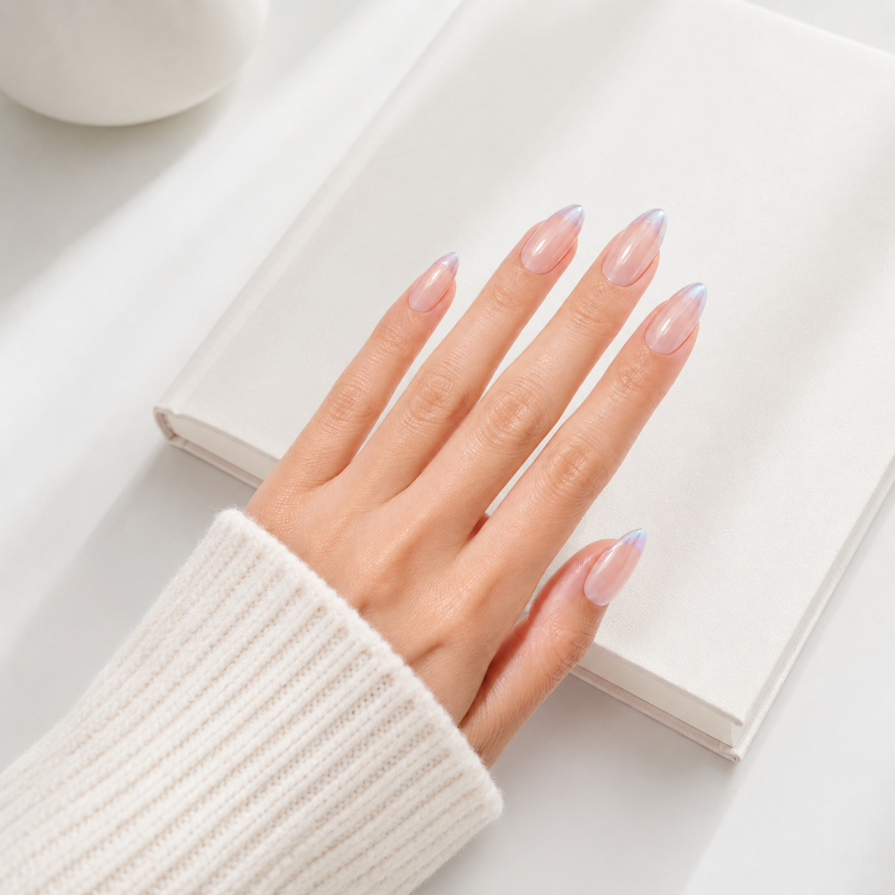 Cosmic Aurora French Press-On Nails