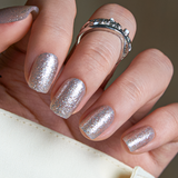 Dazzling Galaxy short squoval press-on nails