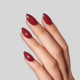 Deep Rouge M Almond almond press-on nails
