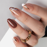Elegant Flow short almond Ver 2 press-on nails product view