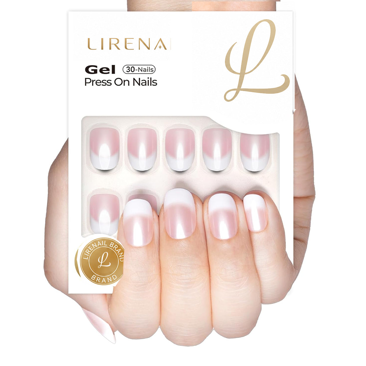 Elegant Mysterious Rs squoval soft gel press-on nails