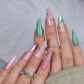Designer s Pick | Enchanted Duo L Stiletto stiletto press-on nails