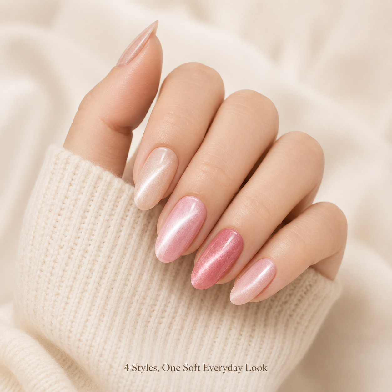 Everyday Nude Velvet Cat Eye Set – 4 Styles