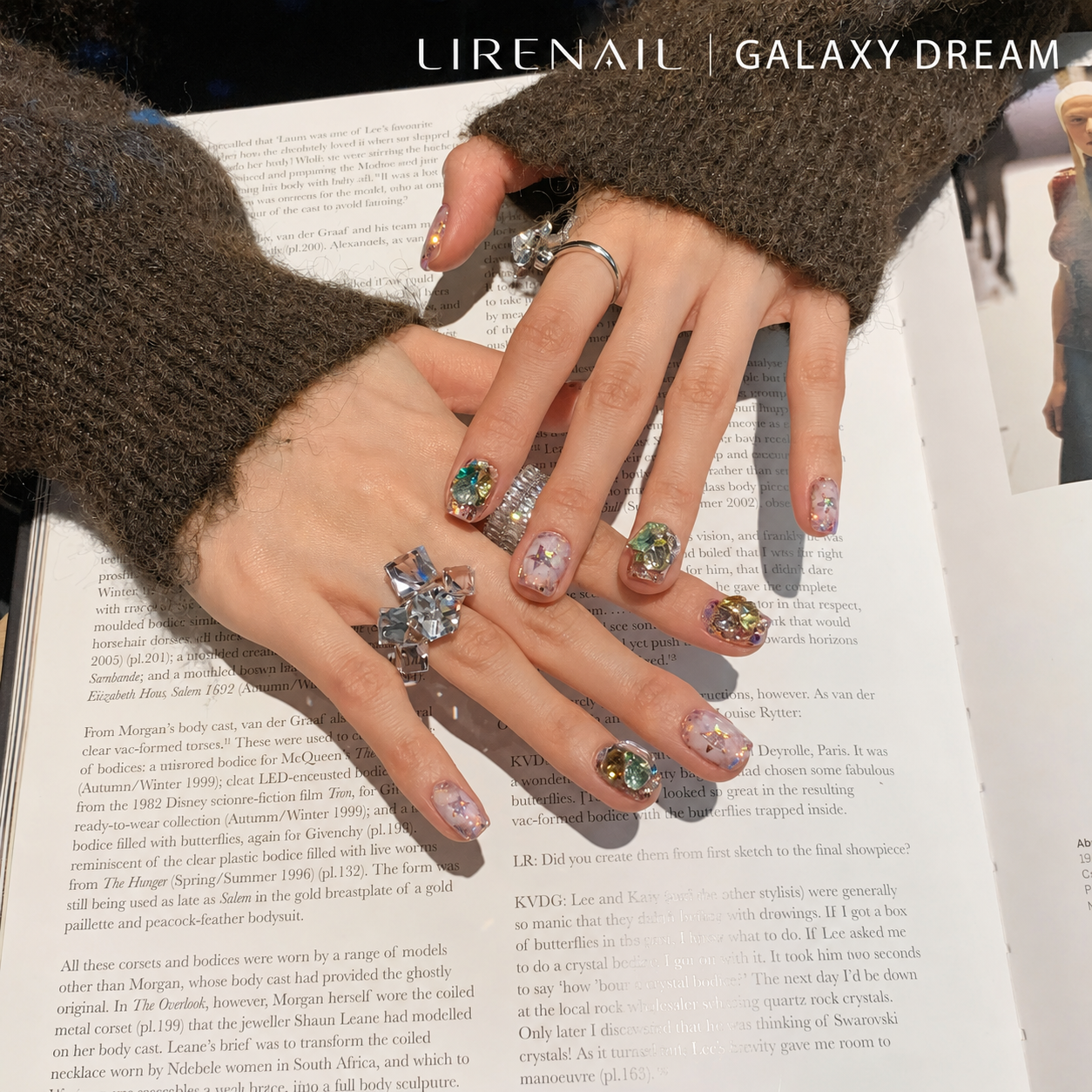 Galaxy Dream – Crystal Star Press-On Nails
