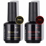 15ml No Wipe Gel Top Coat and Base Coat product view