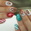Gingerbread Spark | Lirenail Press-On Nails