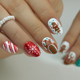 Gingerbread Spark | Lirenail Press-On Nails