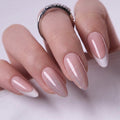 Gleam Crown L Almond almond press-on nails