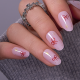Golden Wish M Oval oval press-on nails