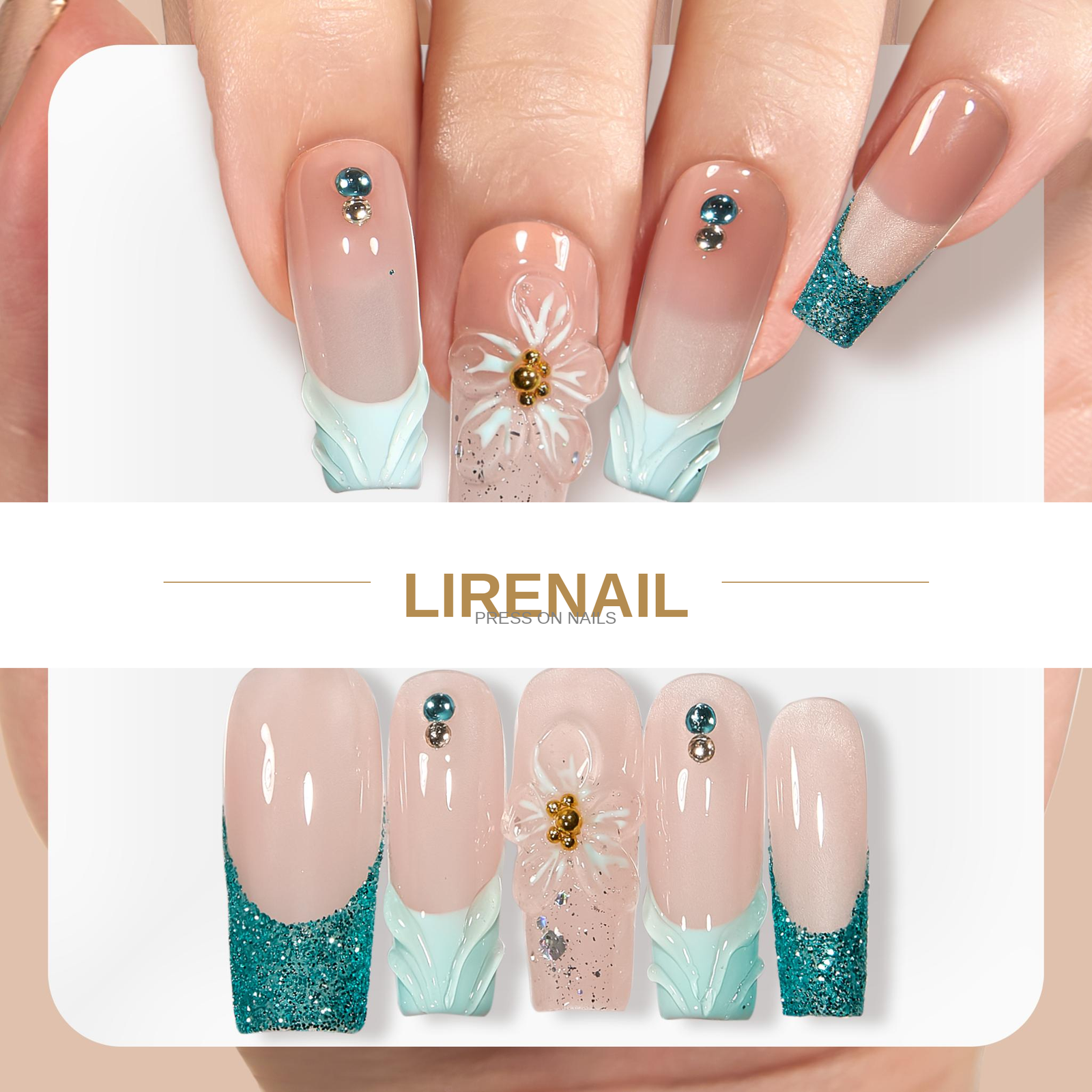 Handmade·Aqua Bloom