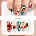Handmade Haunted Cherry | Lirenail Press-On Nails
