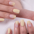 Lemon Mist S Squoval squoval press-on nails