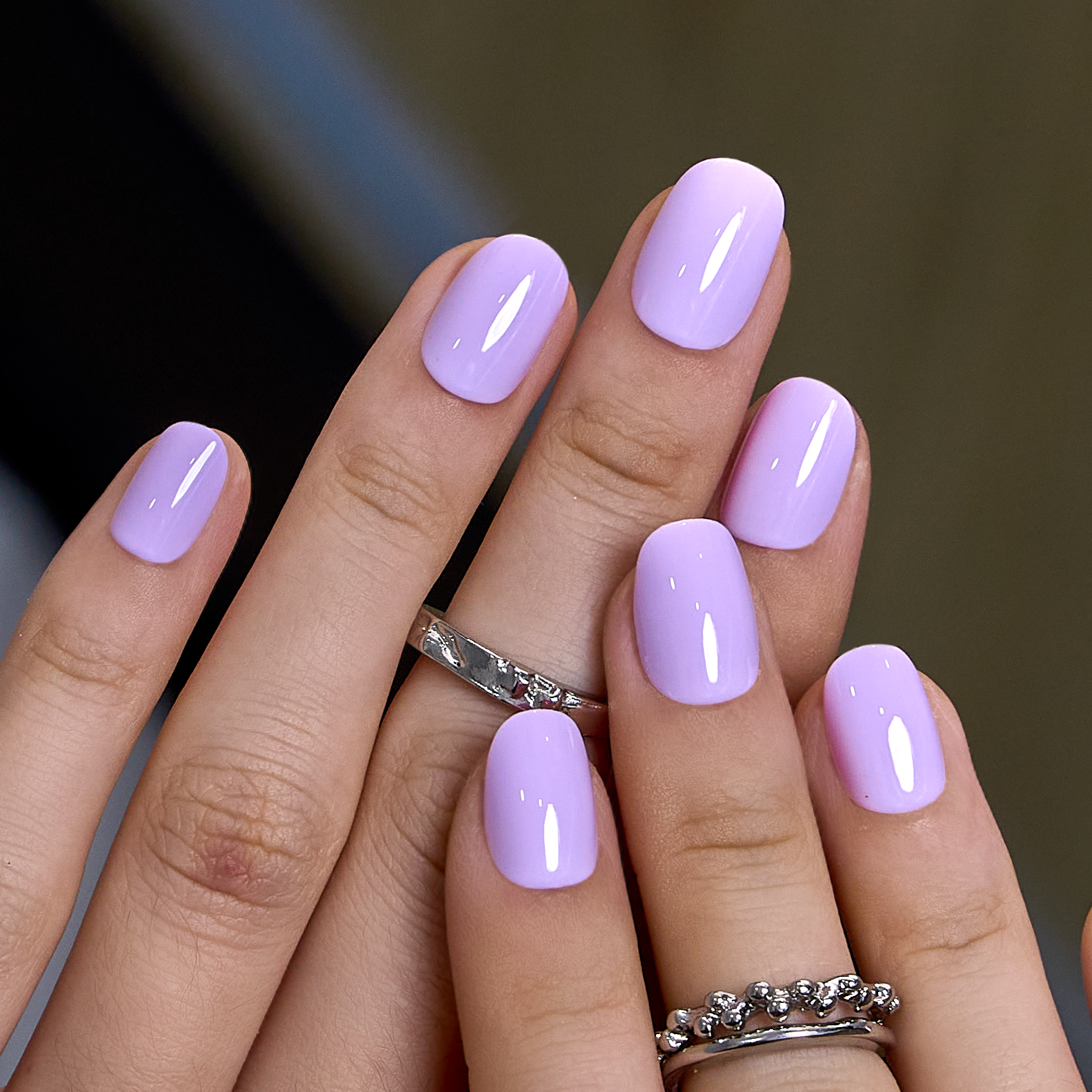Lilac Mist RS Squoval squoval press-on nails