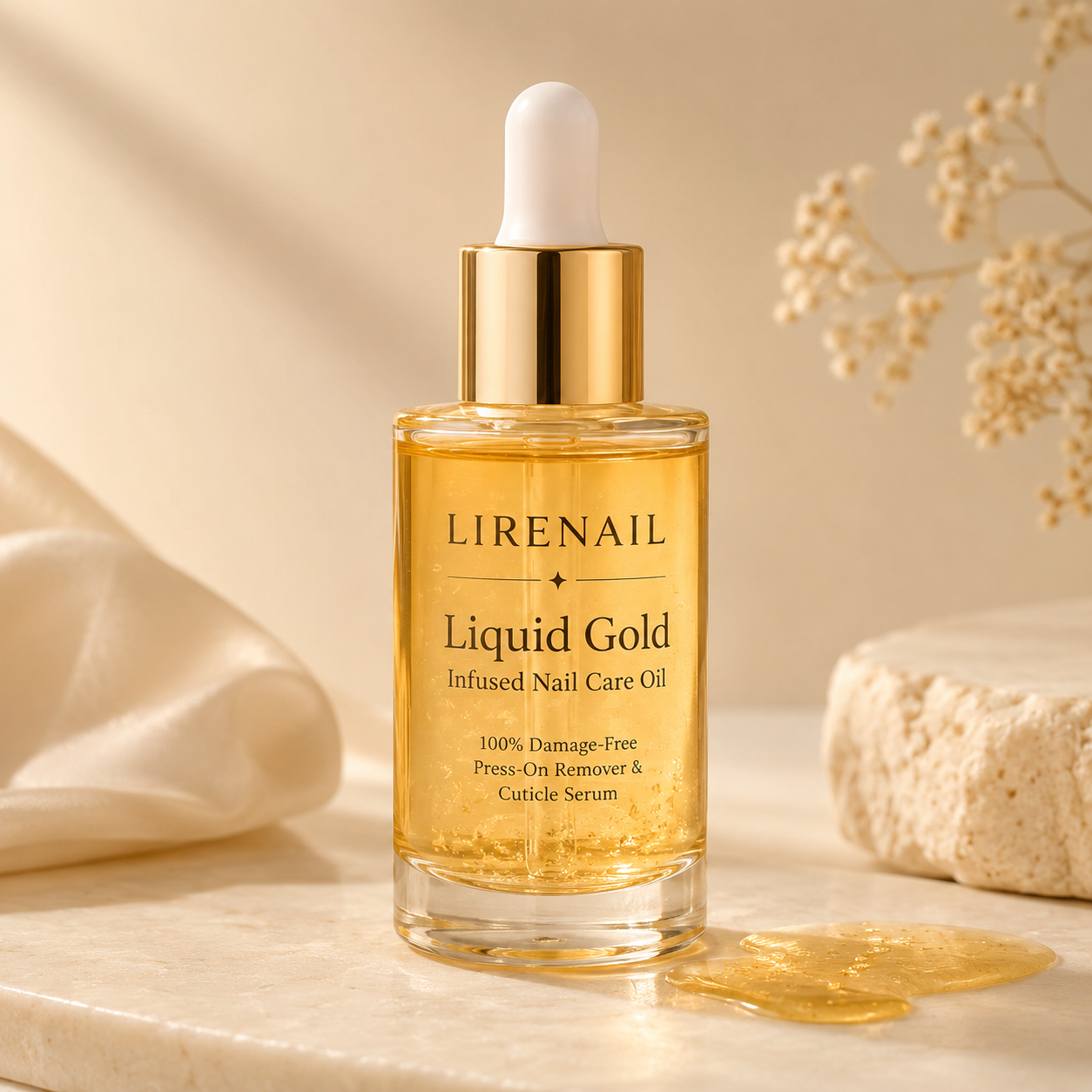 Liquid Gold Care Oil 15ml nail cuticle oil bottle