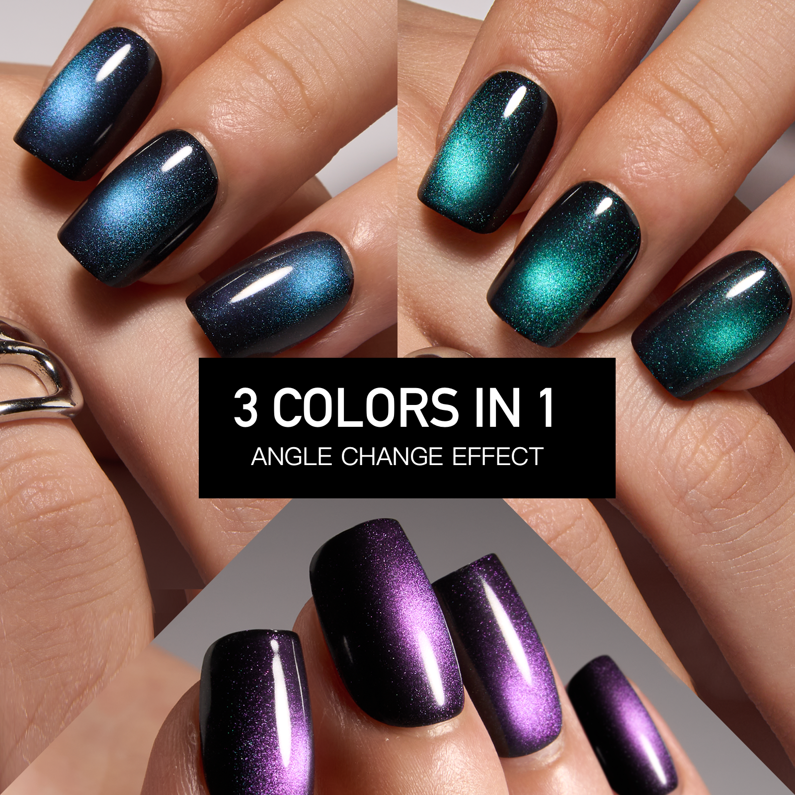 Midnight Galaxy – S Squoval (30pcs)