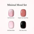 Minimal Mood Set-Extra Short Oval extra short oval press-on nails