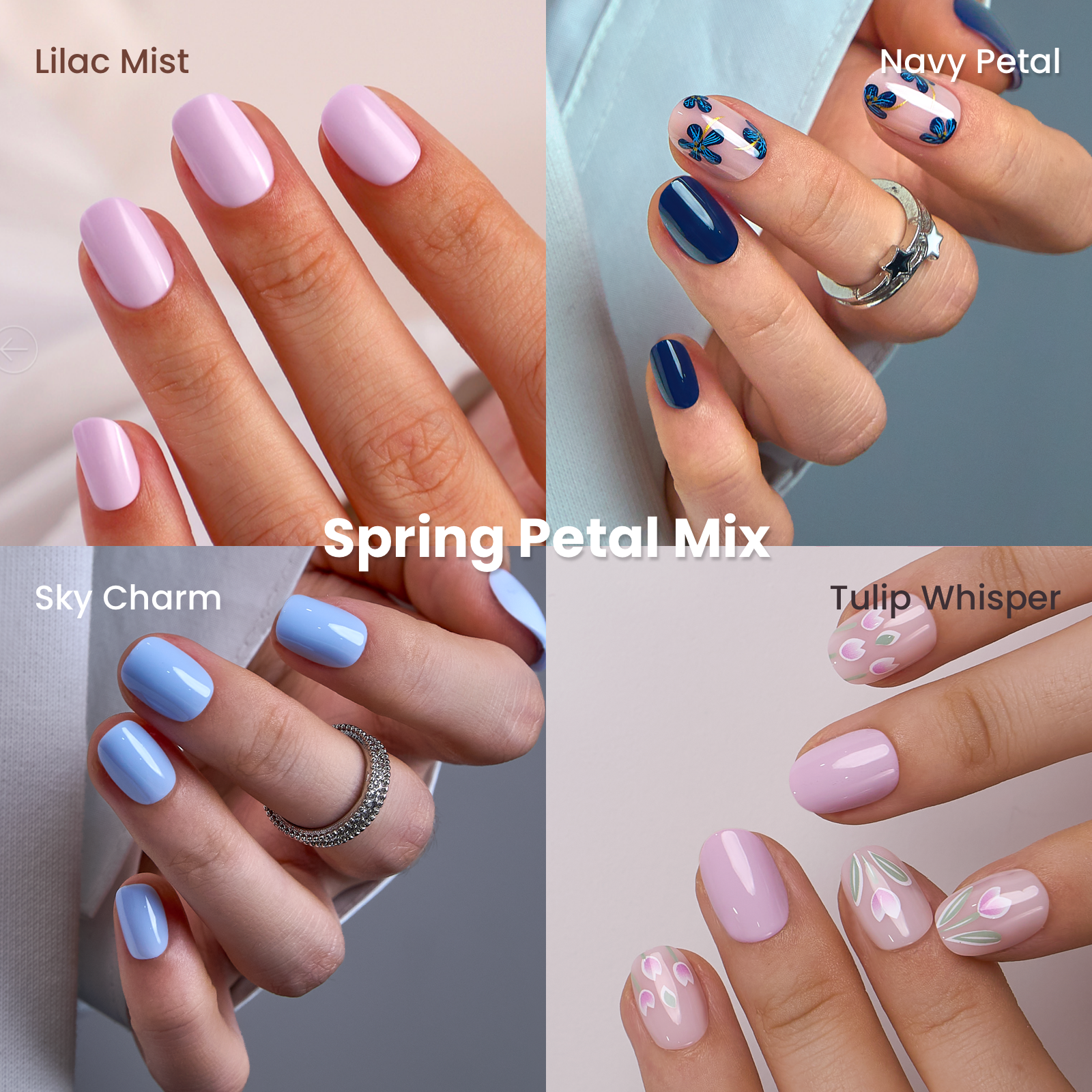 Minimal Mood Set-Extra Short Oval extra short oval press-on nails