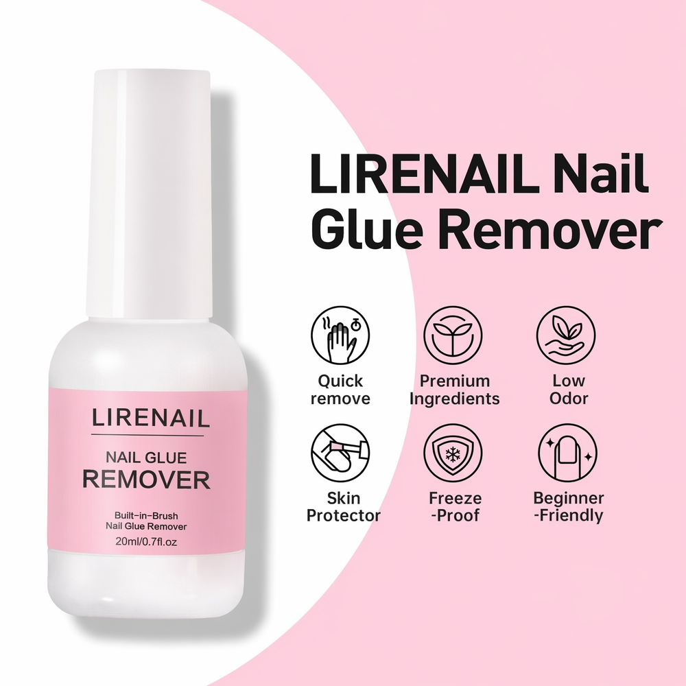 Nail Glue Remover and Remove Press on Nails Glue
