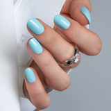 Ocean Mist RS Squoval squoval press-on nails