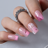 Pink Symphony M Squoval squoval press-on nails
